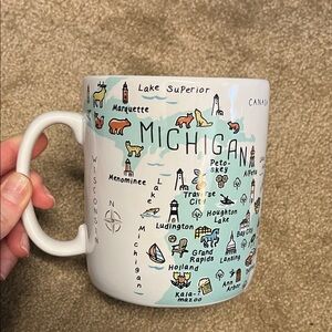 222 Fifth Michigan Map 24 oz Mug